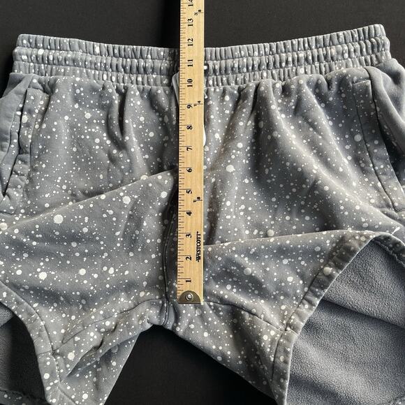 Puma White Noize Mens Activewear Shorts Extra Large XL Gray Drawstring - Picture 9 of 10